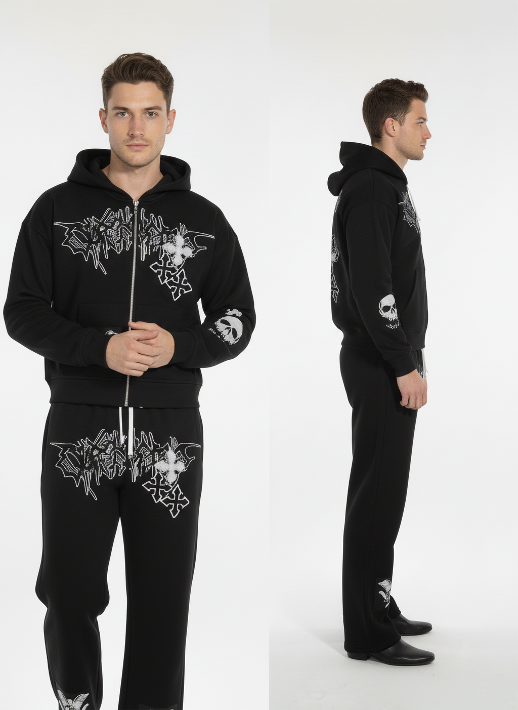 Style Horizon Mens Black Tracksuite