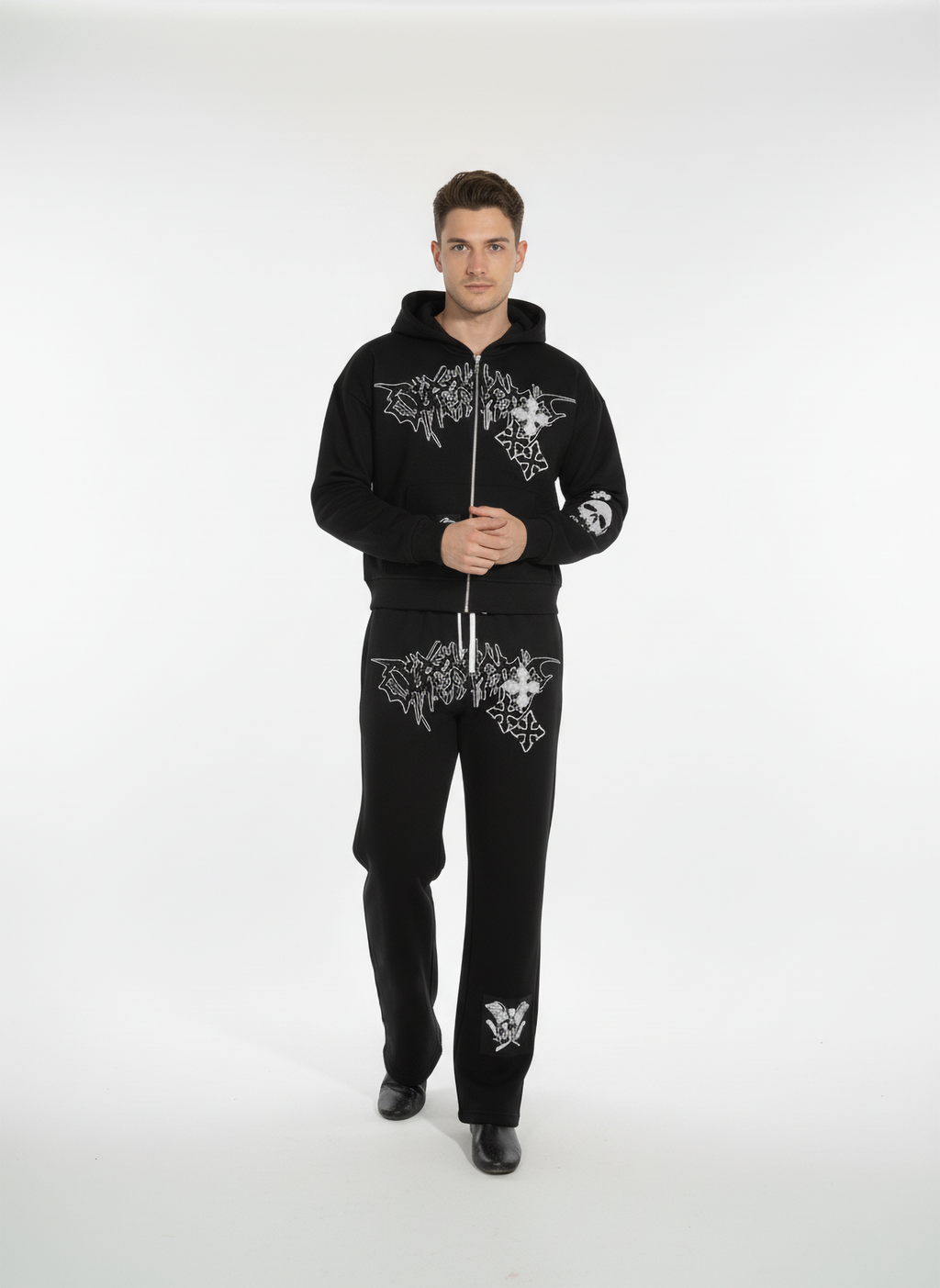 Style Horizon Mens Black Tracksuite