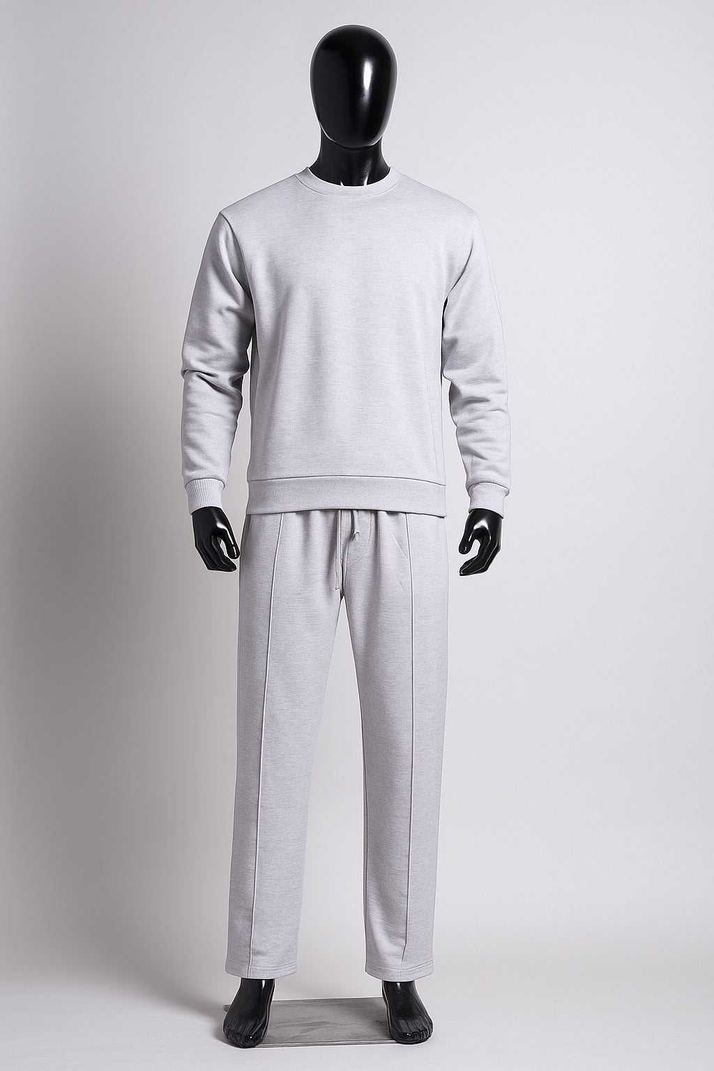 Stye Horizon Men's Sweatshirt & Jogger Two-Piece Set, Casual Drawstring Tracksuit