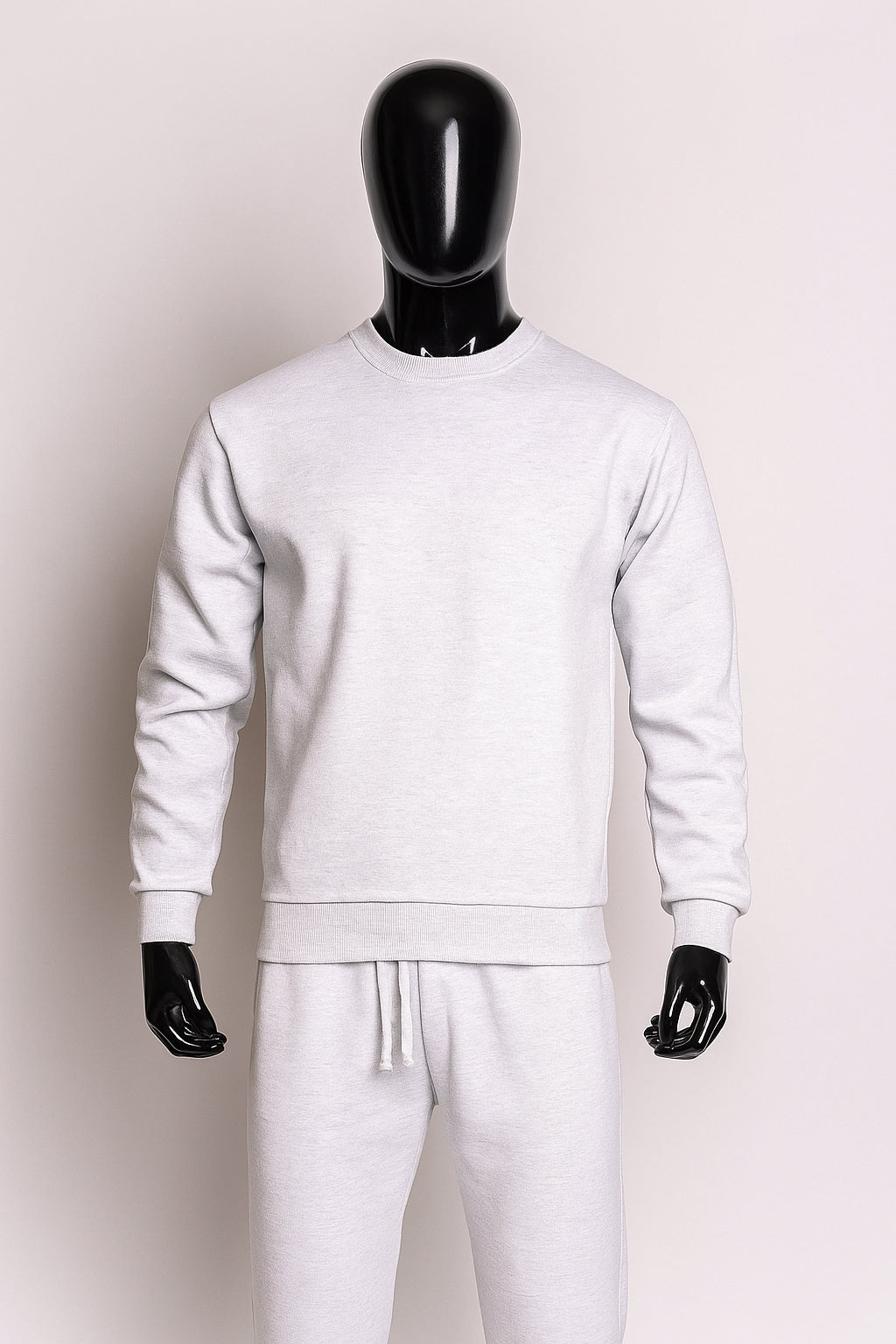Stye Horizon Men's Sweatshirt & Jogger Two-Piece Set, Casual Drawstring Tracksuit