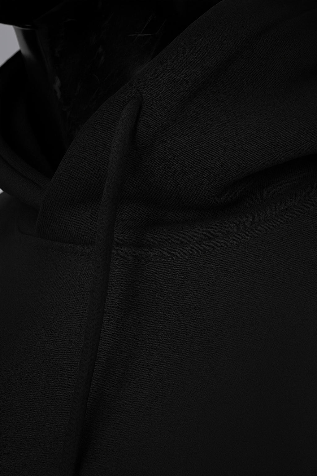 Style Horizon Black Over-Sized Hoodie