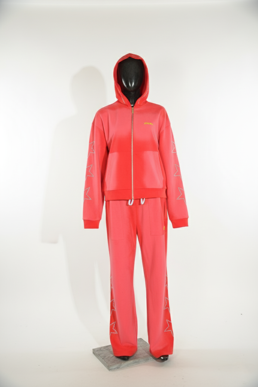 Style Horizon Mens Tracksuit Red
