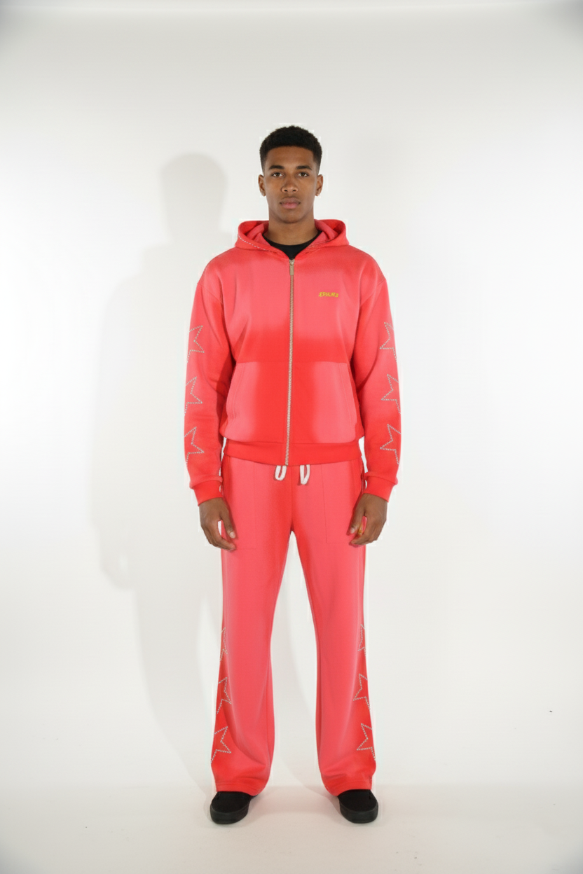 Style Horizon Mens Tracksuit Red