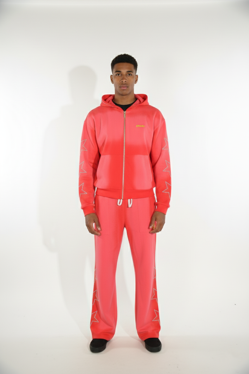 Style Horizon Mens Tracksuit Red