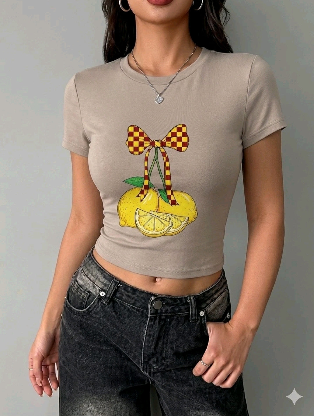 STYLE HORIZONS WOMEN ROUND NECK GRAPHIC TSHIRT