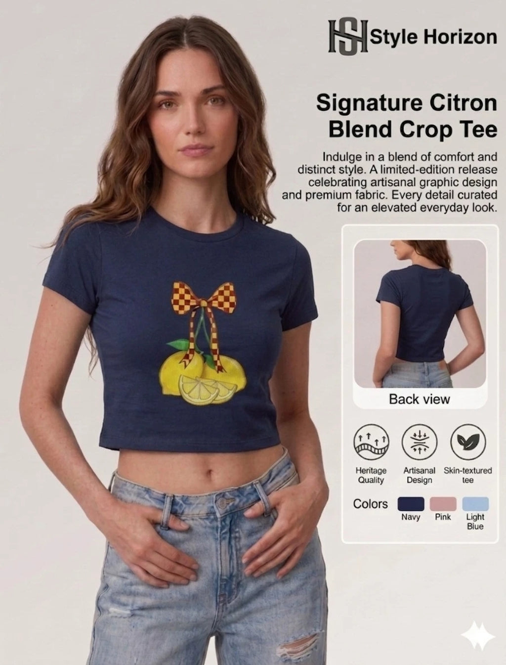STYLE HORIZONS WOMEN ROUND NECK GRAPHIC TSHIRT